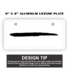 2" X 4" Aluminum License Plate  Thumbnail