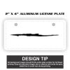 2" X 4" Aluminum License Plate  Thumbnail
