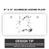 2" X 4" Aluminum License Plate  Thumbnail