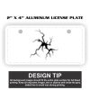 2" X 4" Aluminum License Plate  Thumbnail