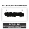 2" X 4" Aluminum License Plate  Thumbnail