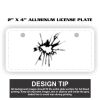 2" X 4" Aluminum License Plate  Thumbnail