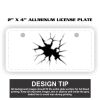 2" X 4" Aluminum License Plate  Thumbnail