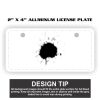 2" X 4" Aluminum License Plate  Thumbnail