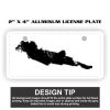 2" X 4" Aluminum License Plate  Thumbnail