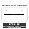2" X 4" Aluminum License Plate  Thumbnail