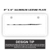 2" X 4" Aluminum License Plate  Thumbnail