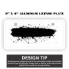 2" X 4" Aluminum License Plate  Thumbnail