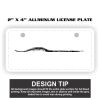 2" X 4" Aluminum License Plate  Thumbnail
