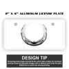 2" X 4" Aluminum License Plate  Thumbnail