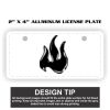 2" X 4" Aluminum License Plate  Thumbnail