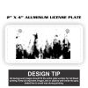 2" X 4" Aluminum License Plate  Thumbnail