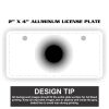 2" X 4" Aluminum License Plate  Thumbnail