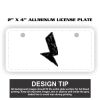 2" X 4" Aluminum License Plate  Thumbnail
