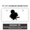 2" X 4" Aluminum License Plate  Thumbnail