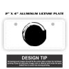 2" X 4" Aluminum License Plate  Thumbnail