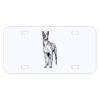 Personalized 3 X 6 Heavy Duty Acrylic / Plastic License Plate Thumbnail
