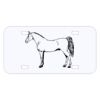 Personalized 3 X 6 Heavy Duty Acrylic / Plastic License Plate Thumbnail