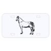 Personalized 3 X 6 Heavy Duty Acrylic / Plastic License Plate Thumbnail
