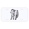 Personalized 3 X 6 Heavy Duty Acrylic / Plastic License Plate Personalized 3 X 6 Heavy Duty Acrylic / Plastic License Plate Thumbnail
