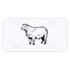 Personalized 3 X 6 Heavy Duty Acrylic / Plastic License Plate Thumbnail