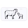 Personalized 3 X 6 Heavy Duty Acrylic / Plastic License Plate Thumbnail