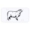 Personalized 3 X 6 Heavy Duty Acrylic / Plastic License Plate Thumbnail