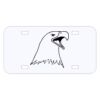 Personalized 3 X 6 Heavy Duty Acrylic / Plastic License Plate Thumbnail