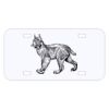 Personalized 3 X 6 Heavy Duty Acrylic / Plastic License Plate Thumbnail