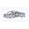Personalized 3 X 6 Heavy Duty Acrylic / Plastic License Plate Thumbnail