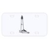 Personalized 3 X 6 Heavy Duty Acrylic / Plastic License Plate Thumbnail