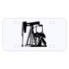 Personalized 3 X 6 Heavy Duty Acrylic / Plastic License Plate Thumbnail