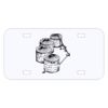 Personalized 3 X 6 Heavy Duty Acrylic / Plastic License Plate Thumbnail