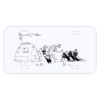 Personalized 3 X 6 Heavy Duty Acrylic / Plastic License Plate Thumbnail