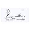 Personalized 3 X 6 Heavy Duty Acrylic / Plastic License Plate Thumbnail