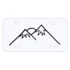 Personalized 3 X 6 Heavy Duty Acrylic / Plastic License Plate Thumbnail