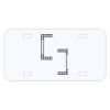 Personalized 3 X 6 Heavy Duty Acrylic / Plastic License Plate Thumbnail