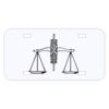 Personalized 3 X 6 Heavy Duty Acrylic / Plastic License Plate Thumbnail