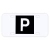 Personalized 3 X 6 Heavy Duty Acrylic / Plastic License Plate Thumbnail