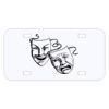 Personalized 3 X 6 Heavy Duty Acrylic / Plastic License Plate Thumbnail