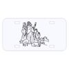 Personalized 3 X 6 Heavy Duty Acrylic / Plastic License Plate Thumbnail