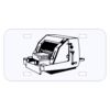 Personalized 3 X 6 Heavy Duty Acrylic / Plastic License Plate Thumbnail