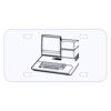 Personalized 3 X 6 Heavy Duty Acrylic / Plastic License Plate Thumbnail