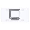 Personalized 3 X 6 Heavy Duty Plastic License Plate Thumbnail