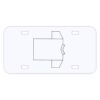 Personalized 3 X 6 Heavy Duty Acrylic / Plastic License Plate Thumbnail