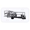 Personalized 3 X 6 Heavy Duty Acrylic / Plastic License Plate Thumbnail