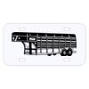 Personalized 3 X 6 Heavy Duty Acrylic / Plastic License Plate Thumbnail