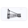 Personalized 3 X 6 Heavy Duty Acrylic / Plastic License Plate Thumbnail