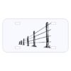 Personalized 3 X 6 Heavy Duty Acrylic / Plastic License Plate Thumbnail
