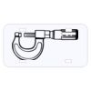 Personalized 3 X 6 Heavy Duty Acrylic / Plastic License Plate Thumbnail